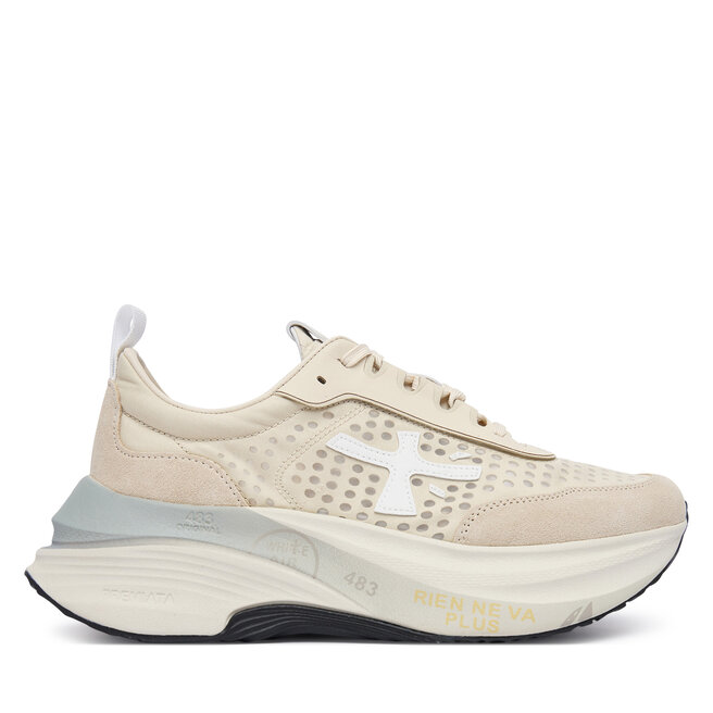 Sneakersy Premiata Hill Var 8242 Beżowy jasny - kobiece