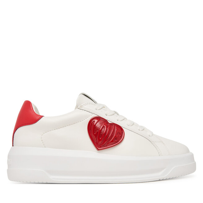 Sneakersy LOVE MOSCHINO JA15235G1PIAQ10A Biały - kobiece