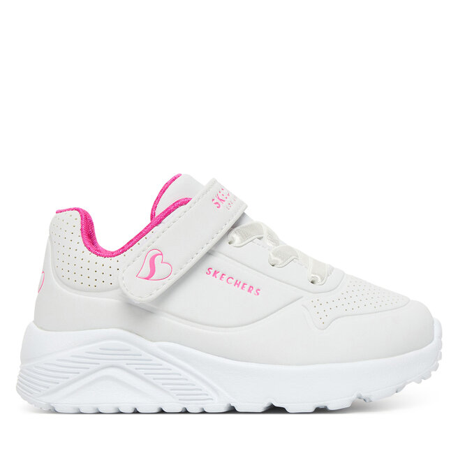 Sneakersy Skechers Uno Lite 310451N/WHP Biały - dziewczęce