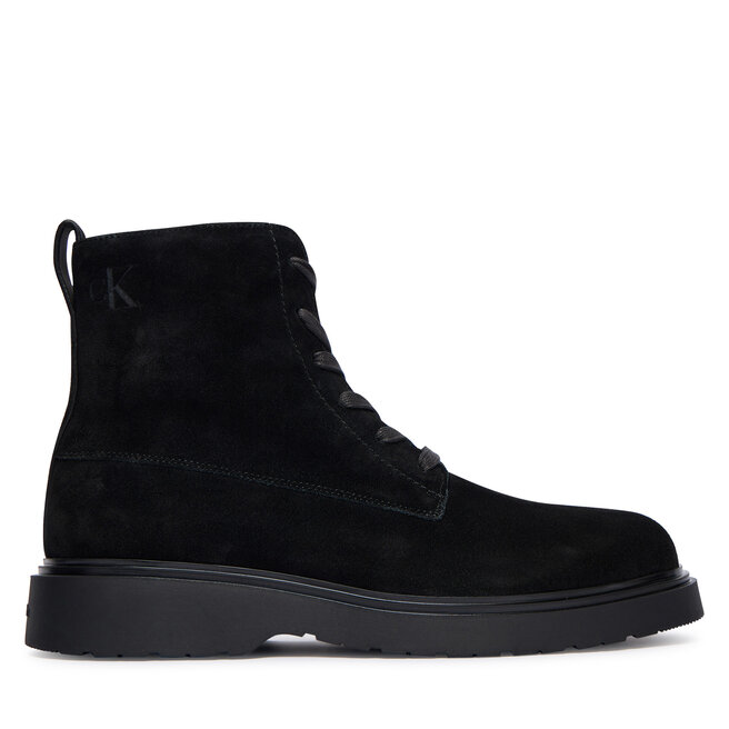 Trzewiki Calvin Klein Combat Ess Lace Up Zip Boot Su YM0YM01371 Czarny - męskie