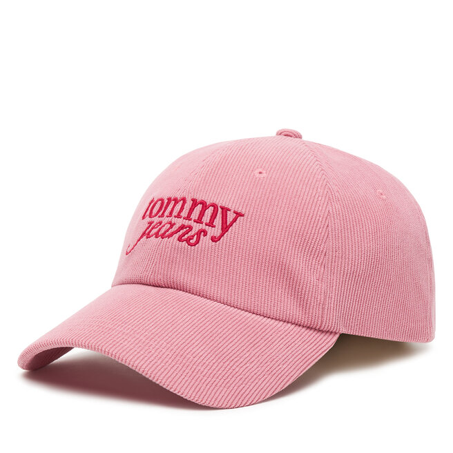 Czapka z daszkiem Tommy Jeans Script AW0AW17908 Różowy -