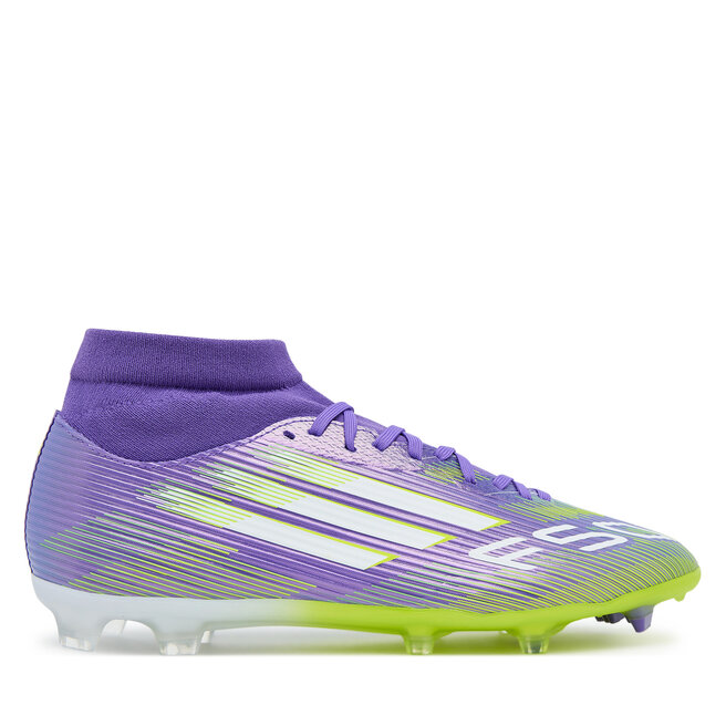 Buty do piłki nożnej adidas F50 League Mid Firm/Multi-Ground Boots JI0886 Fioletowy - męskie