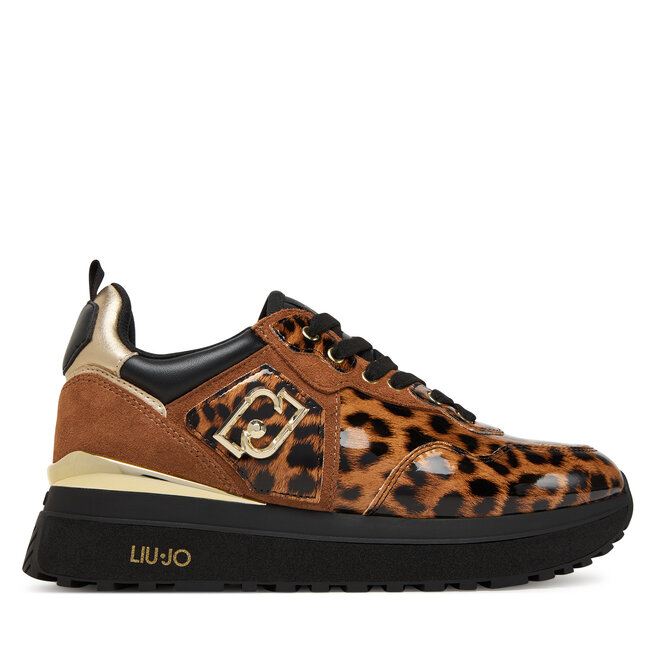 Sneakersy Liu Jo Maxi Wonder 01 BF5009 EX332 Brązowy - kobiece