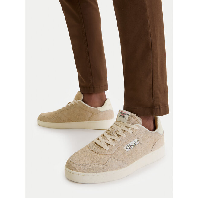 Sneakersy Guess Jeans EO-LUNARI-02 WE Beżowy - męskie