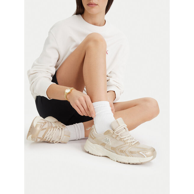Sneakersy Kappa CEO-FC-24095Y Beżowy - kobiece
