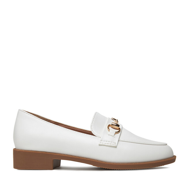 Loafersy DeeZee 2024-64 Biały - kobiece
