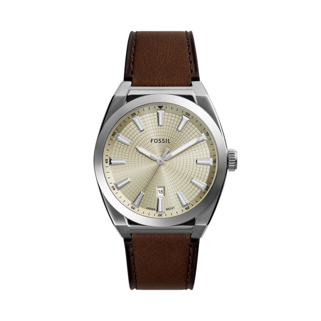 Zegarek Fossil Everett FS6071 Brązowy -