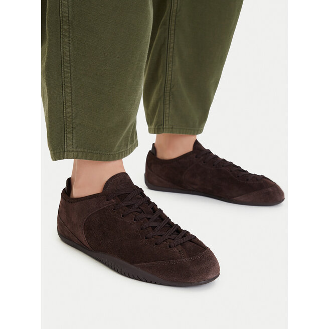 Sneakersy Polo Ralph Lauren 804P21059001 Brązowy - kobiece