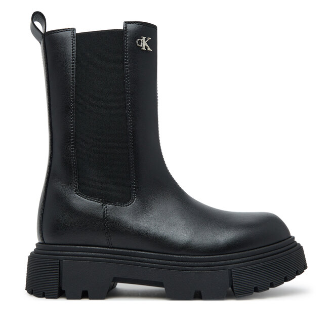 Kozaki Calvin Klein Tronchetto V4A5-83137-1355 S Czarny - dziewczęce