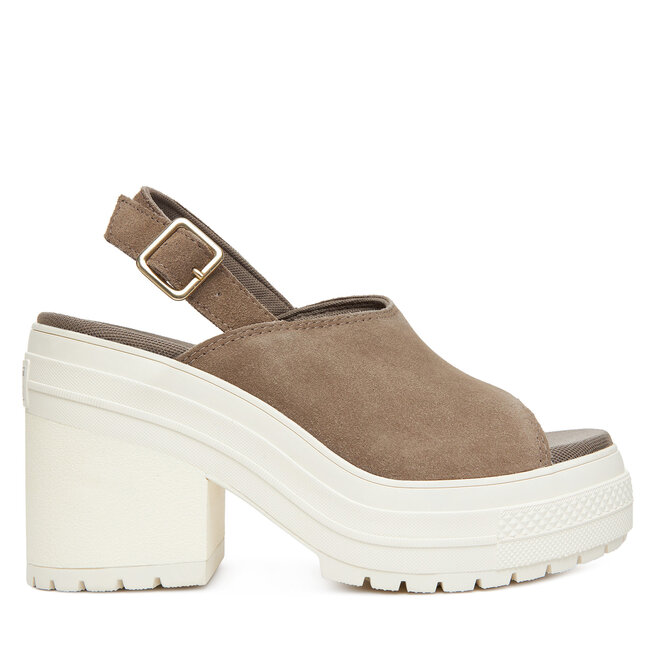 Sandały Converse Chuck 70 De Luxe Heel Mule A15071C Zielony - kobiece