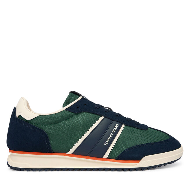 Sneakersy Tommy Jeans Tjm Retro Runner Cleated Winter EM0EM01664 Granatowy - męskie
