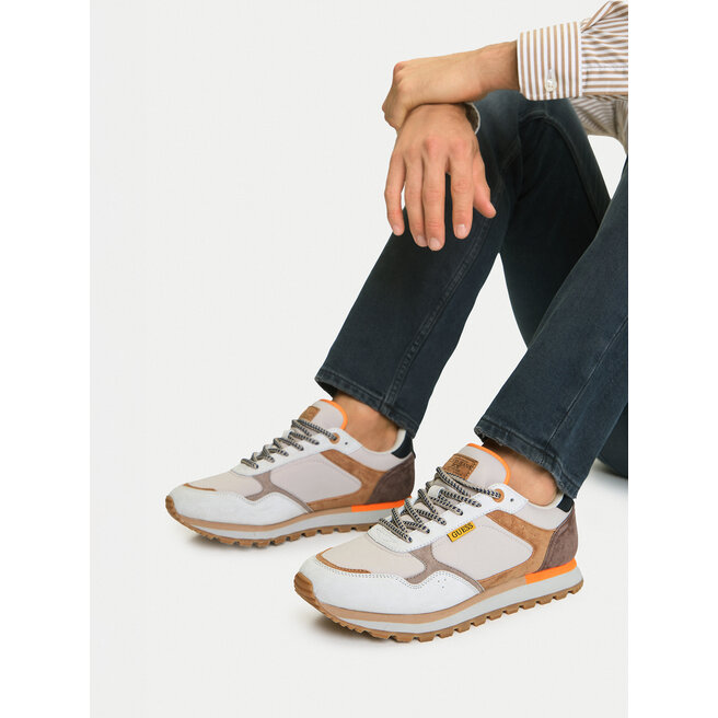 Sneakersy Guess Jeans CWBEO-ETIENNE-01 Beżowy - męskie