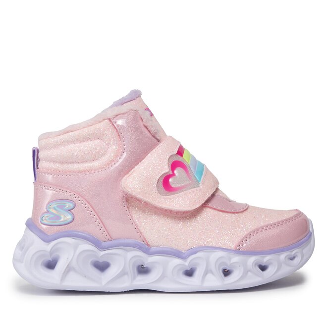 Sneakersy Skechers Heart Lights Brilliant Rainbow 302669L/PKLV Różowy - dziewczęce