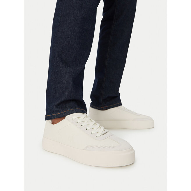 Sneakersy Calvin Klein Basket Cupsole Lup Wt Lth HM0HM02133 Biały - męskie