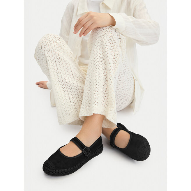 Espadryle Roxy CEO-WSS990-270 Czarny - kobiece