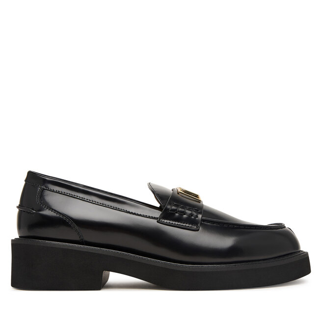 Loafersy Furla YL80LUG T20000 CN O6000 Czarny - kobiece