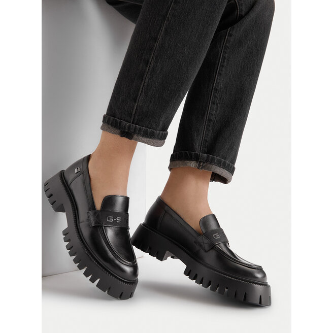 Loafersy G-Star Raw CEO-WI23-LADIES-04 Czarny - kobiece