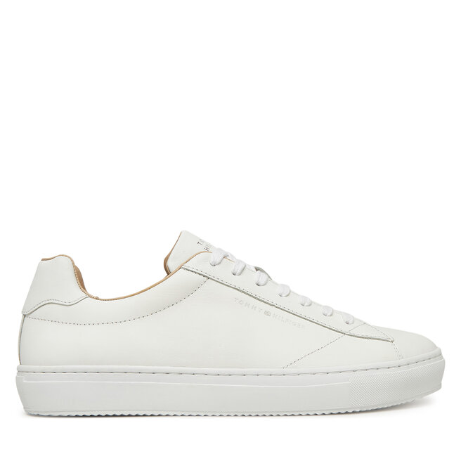 Sneakersy Tommy Hilfiger Premium Cupsole Leather FM0FM05412 Biały - męskie