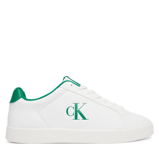 Sneakersy Calvin Klein 3 Cupsole Derby Pu Smo HM0HM02458 Biały - męskie