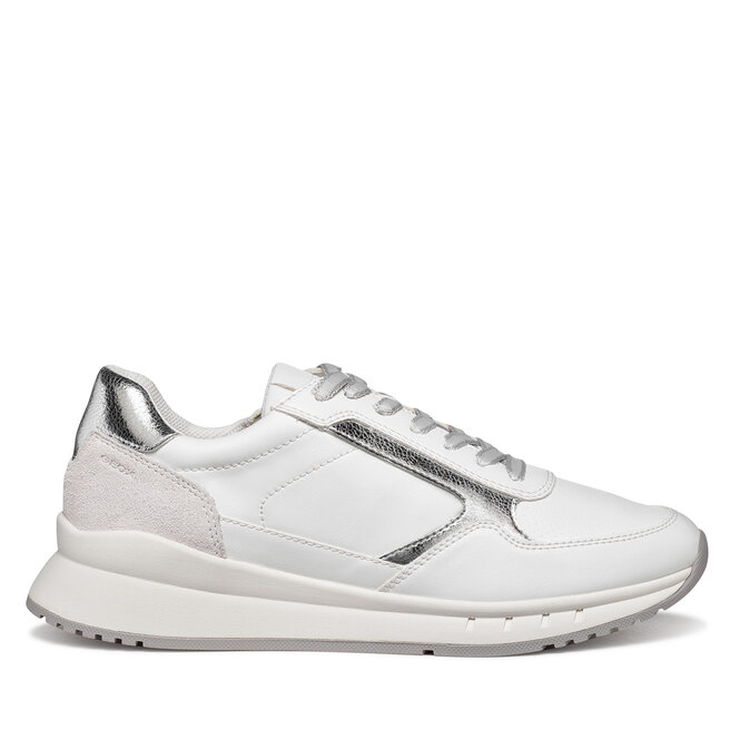 Sneakersy Geox D Octaviee D659LB 05422 C0007 Biały - kobiece