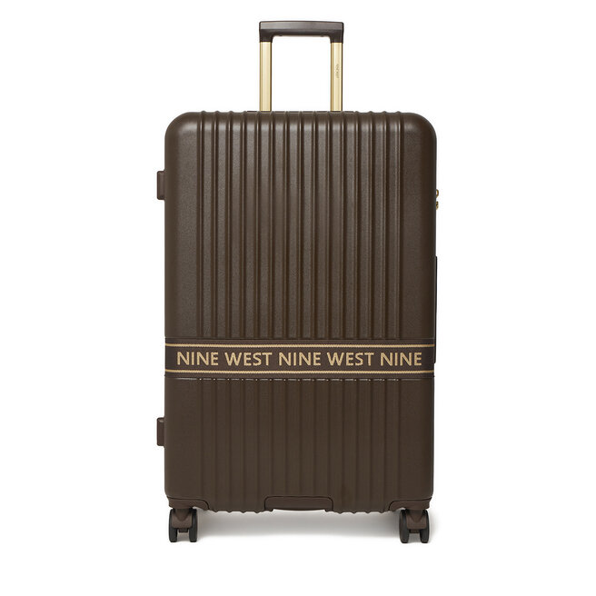 Walizka duża Nine West CEO-NW-L-001-10 Brązowy ciemny -