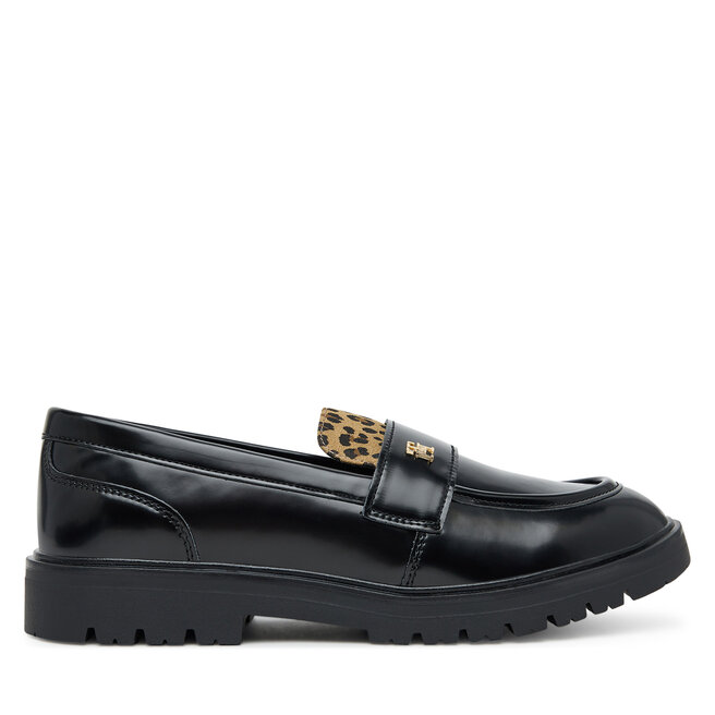 Półbuty Tommy Hilfiger Low Cut Shoe T3A4-34010-1850 Czarny - dziewczęce