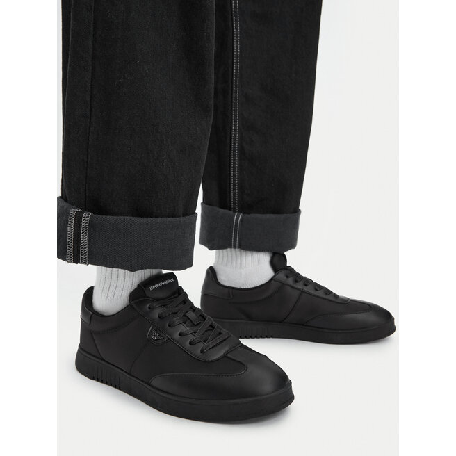 Sneakersy Emporio Armani EM003062 AF18210 UC001 Czarny - męskie
