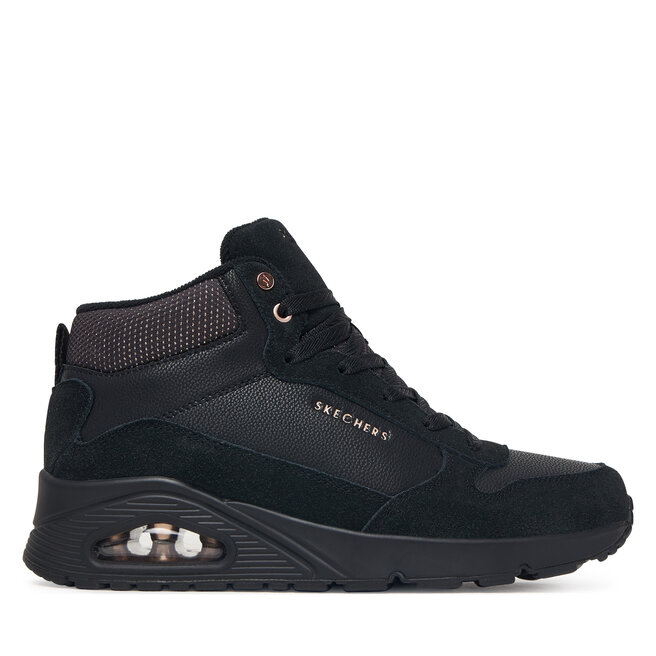 Sneakersy Skechers Uno - Stacre Shine 177181 Czarny - kobiece