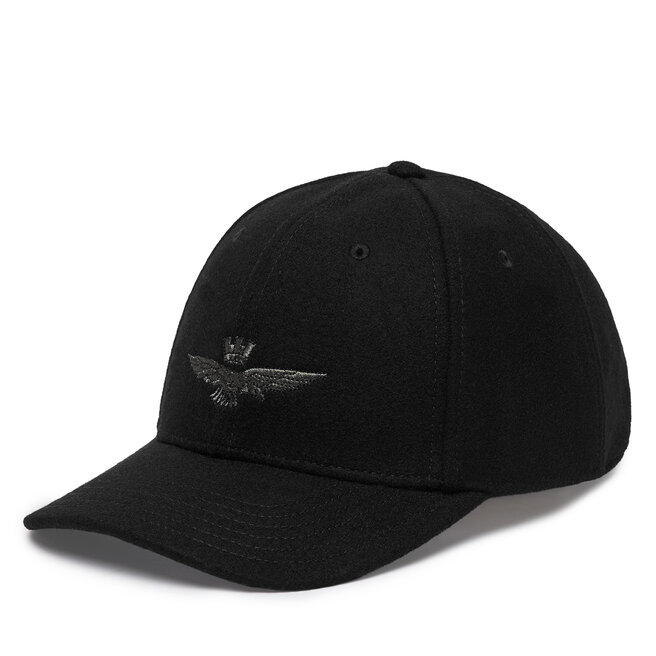 Czapka z daszkiem Aeronautica Militare 262HA1085UCT02333 Czarny -