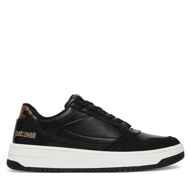 Sneakersy Just Cavalli 80RA3SM3 ZPC06 Czarny - kobiece