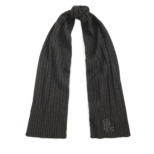 Szalik LAUREN RALPH LAUREN 454P23506005 Szary ciemny -