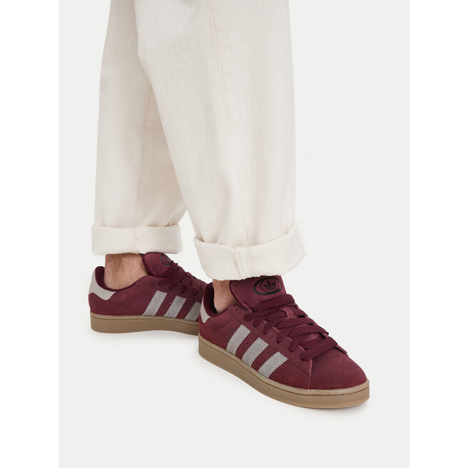 Sneakersy adidas Campus 00s KJ2323 Bordowy - męskie
