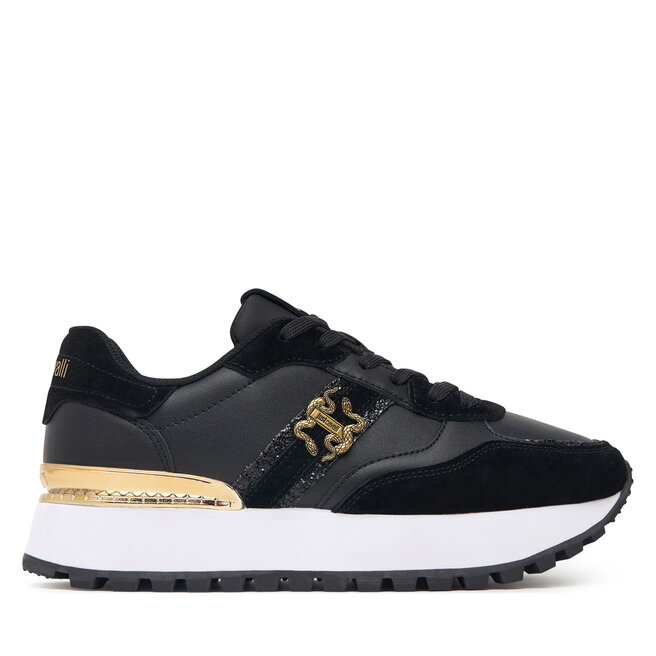 Sneakersy Just Cavalli 81RA3SJ2 ZPC51 Czarny - kobiece