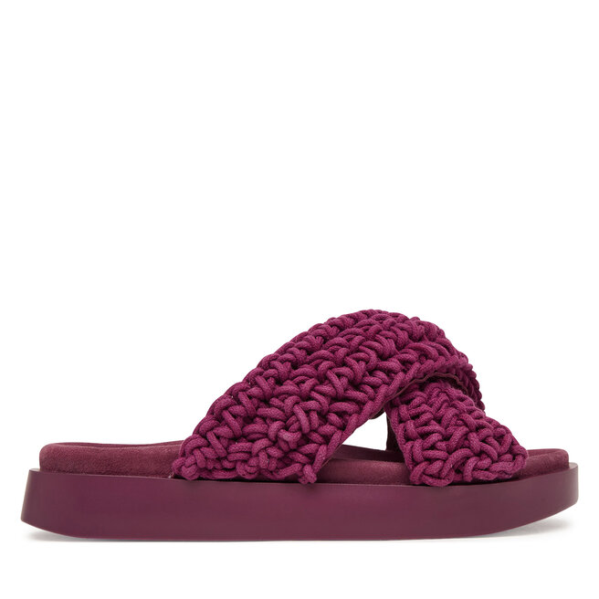 Klapki Inuikii Woven 1004.003.0062 Bordowy -