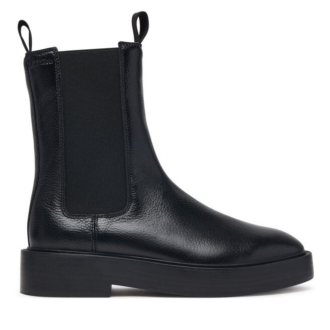 Sztyblety Calvin Klein Conc Welt Chelsea Boot Lth HW0HW03208 Czarny - kobiece