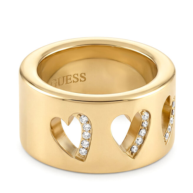 Pierścionek Guess JUBR06 086JW Złoty -