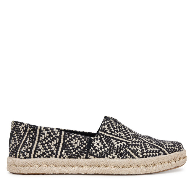 Espadryle Toms Alpargata Rope 2.0 10021886 Czarny - kobiece
