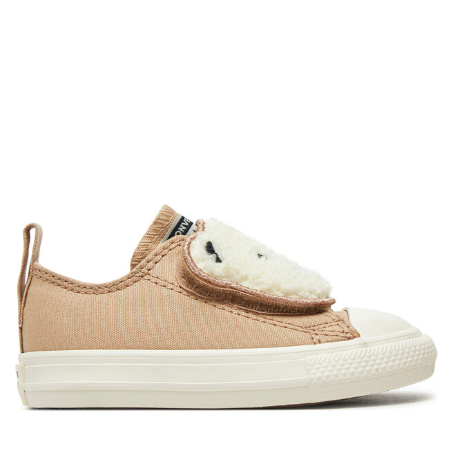 Trampki Converse Chuck Taylor All Star One Strap Ox A10040C Beżowy - chłopięce
