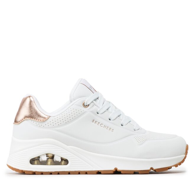 Sneakersy Skechers Uno 177094/WHT Biały - kobiece