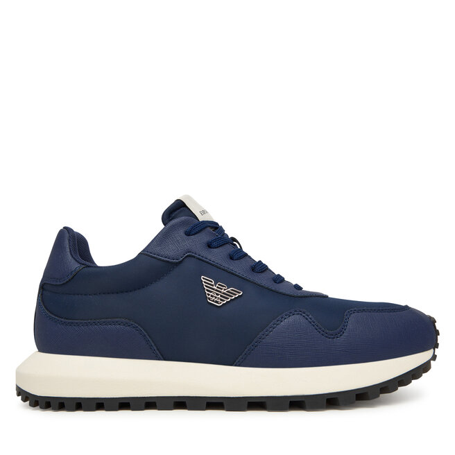 Sneakersy Emporio Armani EM003738 AF19532 MB371 Granatowy - męskie