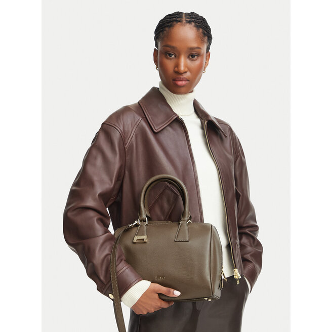 Torebka Furla Olivia M Boston WB02148 A.0023 4903S Beżowy ciemny -