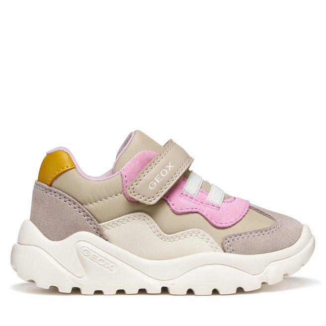 Sneakersy Geox B Ciufciuf Girl B455QB 0FU22 C5378 M Beżowy - dziewczęce