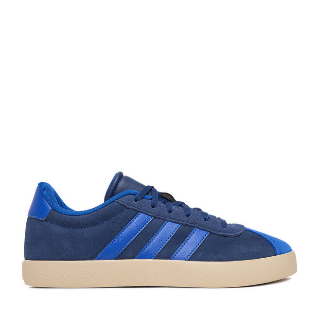 Sneakersy adidas VL COURT 3.0 K JS3489 Granatowy - chłopięce