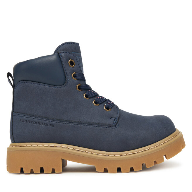 Trapery Tommy Hilfiger T3X5-34125-1269 S Granatowy - chłopięce