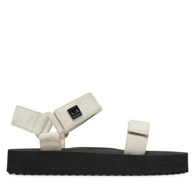 Sandały Armani Exchange XDP064 XV928 01819 Écru - kobiece