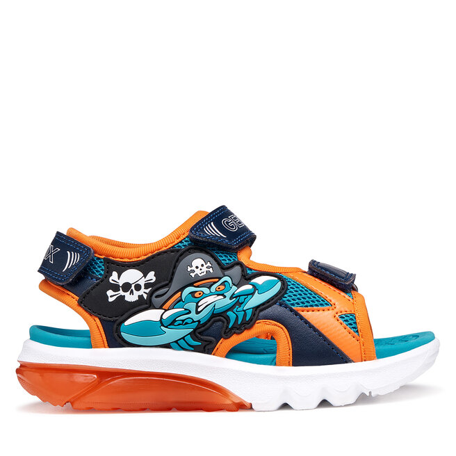 Sandały Geox J Sandal Ciberdron B J65MXD 01454 C4361 M Granatowy - chłopięce
