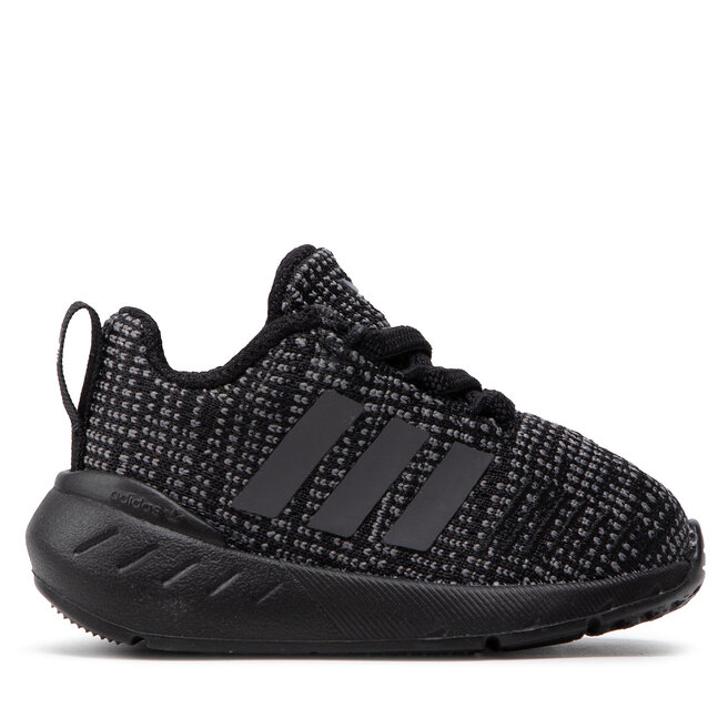 Sneakersy adidas Swift Run 22 El I GW8167 Czarny - chłopięce