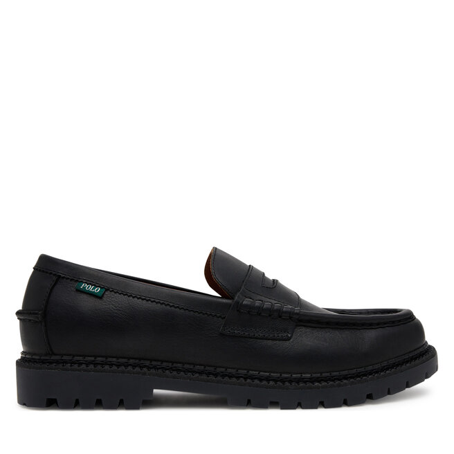 Mokasyny Polo Ralph Lauren Jett Lug-Sole 803961420001 Czarny -