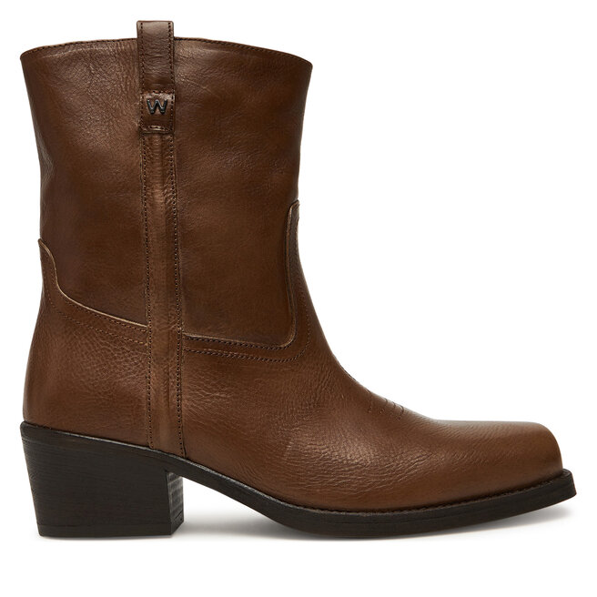 Botki Weekend Max Mara Ranch 2525796034600 Brązowy - kobiece