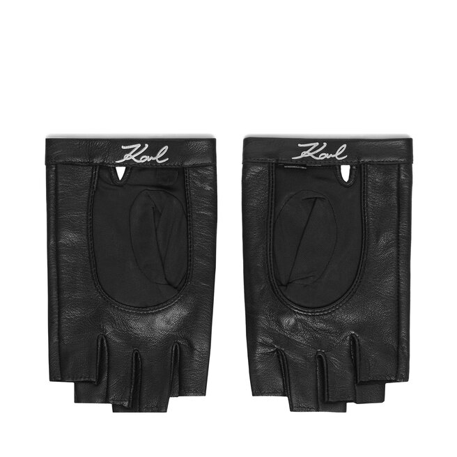 Rękawiczki KARL LAGERFELD B3W33011 Czarny - kobiece